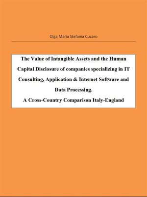 cover image of The Value of Intangible Assets and the Human Capital Disclosure of companies specializing in IT
